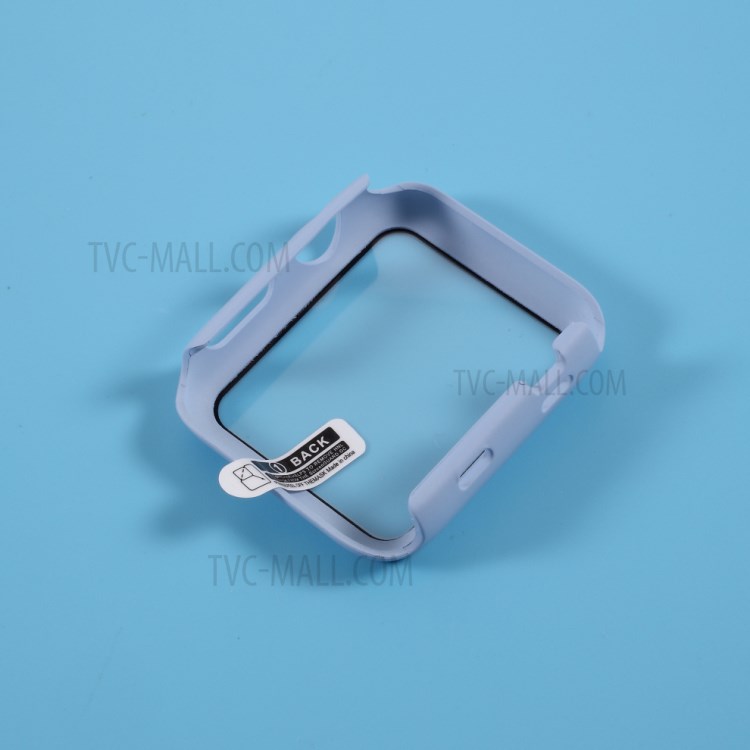 PC Case Cover with Screen Film for Apple Watch Series 3/Series 2/Series 1 38mm - Baby Blue-3