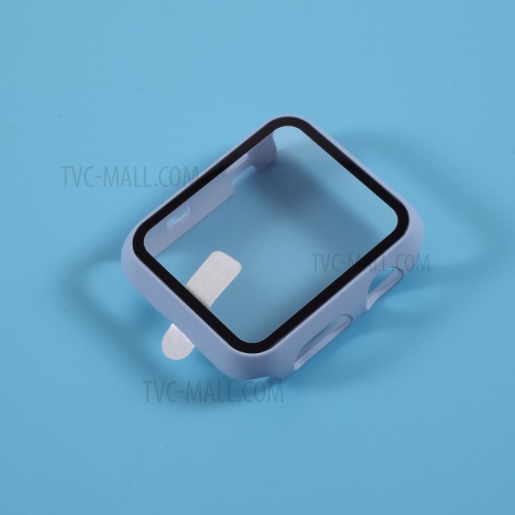 PC Case Cover with Screen Film for Apple Watch Series 3/Series 2/Series 1 38mm - Baby Blue-4