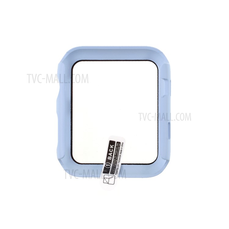 PC Case Cover with Screen Film for Apple Watch Series 3/Series 2/Series 1 38mm - Baby Blue-6