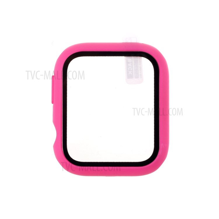 PC Frame Shell with Screen Protective Film for Apple Watch Series 3/Series 2/Series 1 42mm - Rose-5