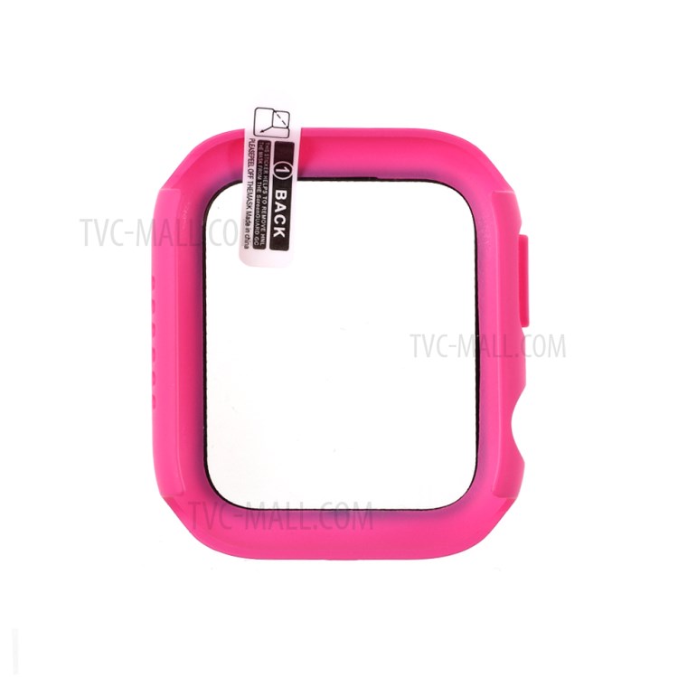 PC Frame Shell with Screen Protective Film for Apple Watch Series 3/Series 2/Series 1 42mm - Rose-6