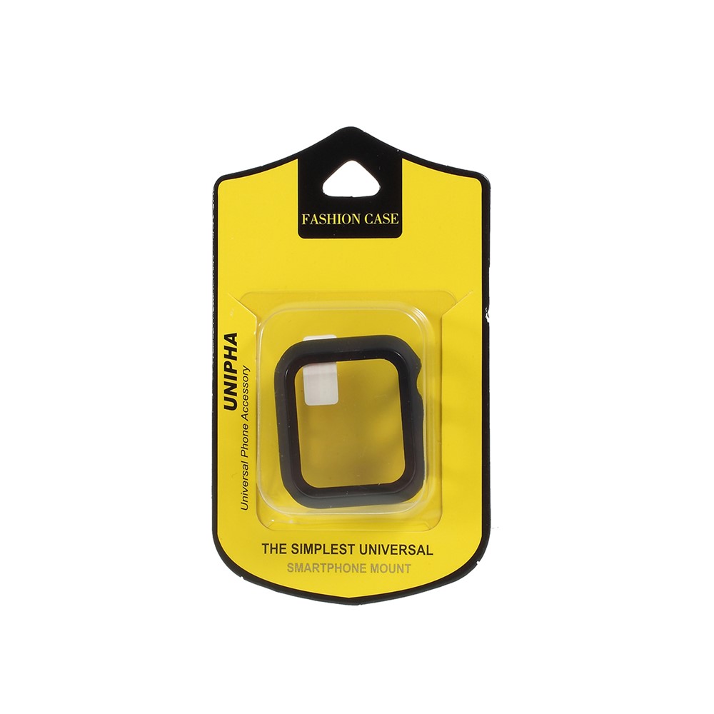 PC Frame Shell Cover with Screen Protector Film for Apple Watch Series 4 40mm-4