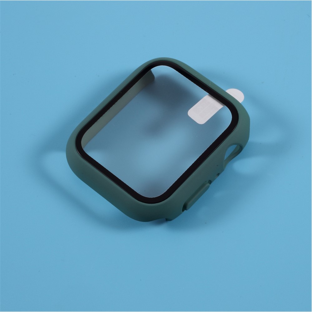 PC Frame Cover with Screen Film for Apple Watch Series 4 44mm - Green-4