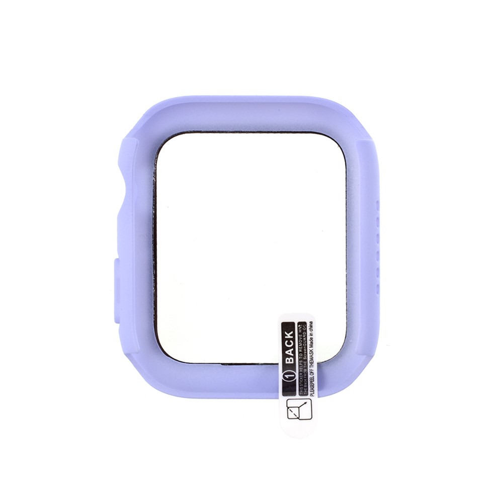 PC Frame Cover with Screen Film for Apple Watch Series 4 44mm - Purple-6