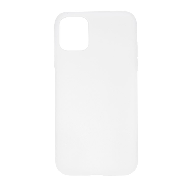 Double-sided Matte TPU Cover Shell Case for iPhone (2019) 6.5-inch - White-1