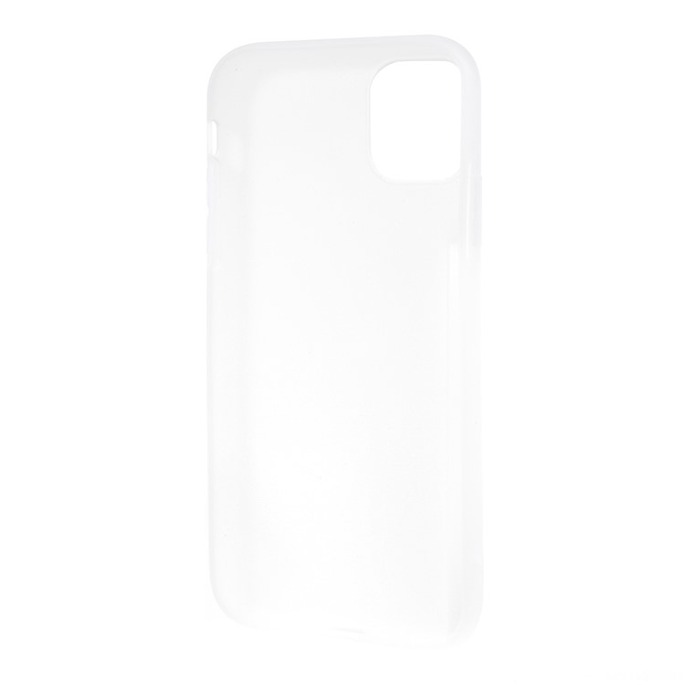 Double-sided Matte TPU Cover Shell Case for iPhone (2019) 6.5-inch - White-3