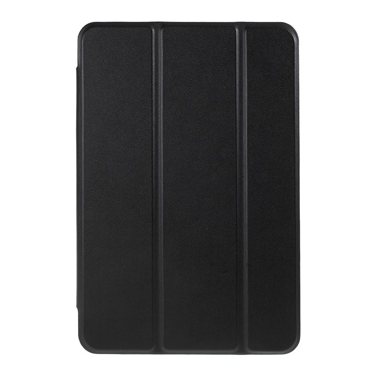 For iPad mini 4, Nappa Skin Plastic+TPU+PU Leather Tablet Case - Black-1