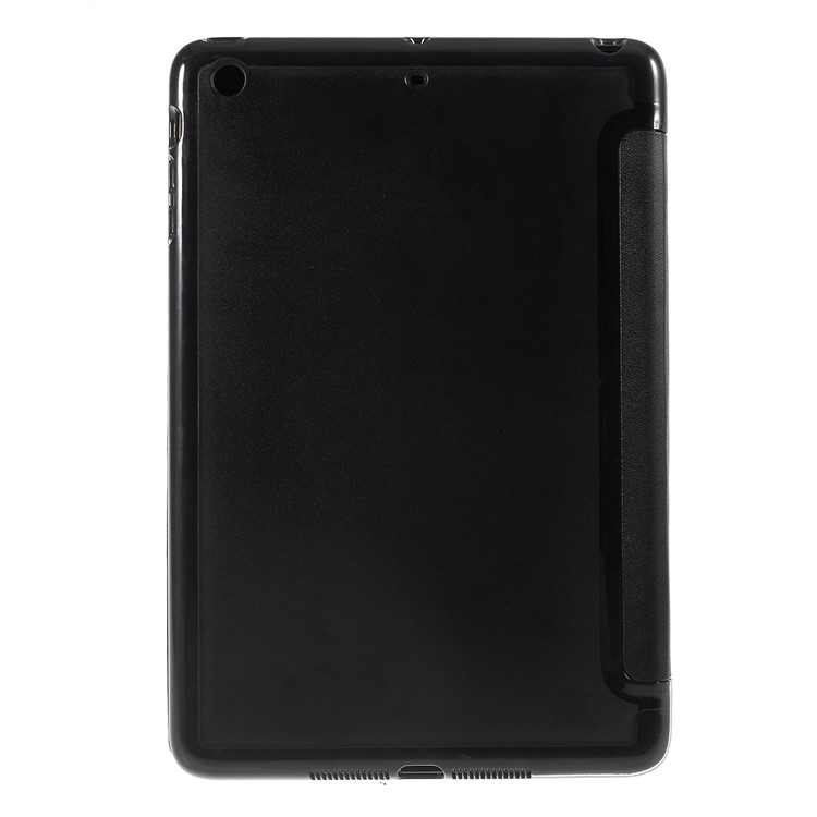 Nappa Skin PU Leather Tablet Case Cover for iPad Mini 1 2 3 - Black-2