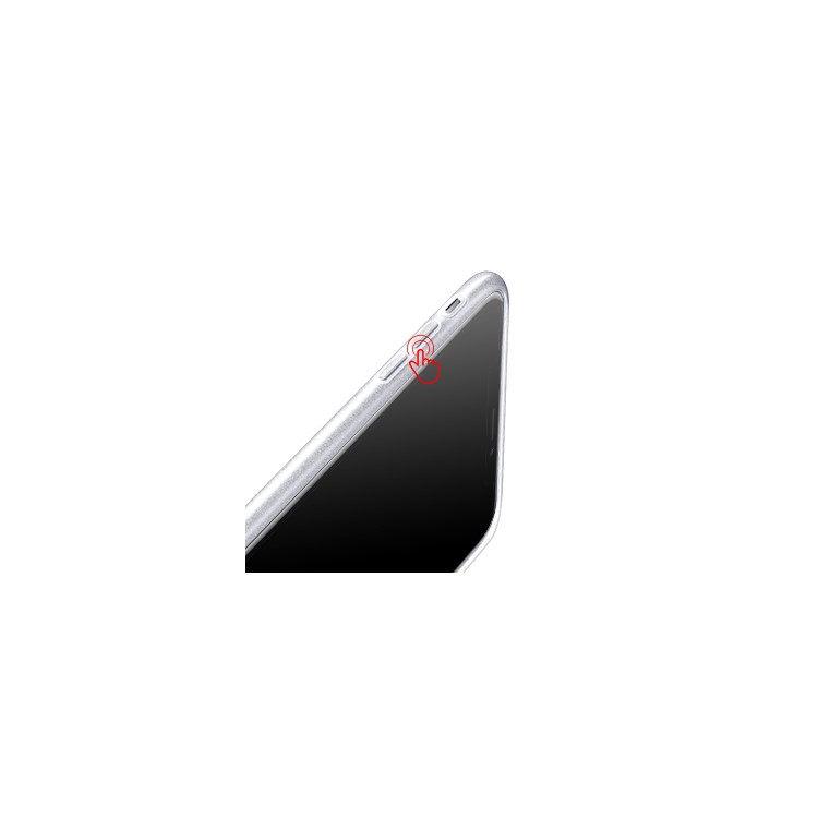 X-LEVEL Matte Texture TPU + Plastic Hybrid Phone Cover Case for iPhone XS Max - Silver-10