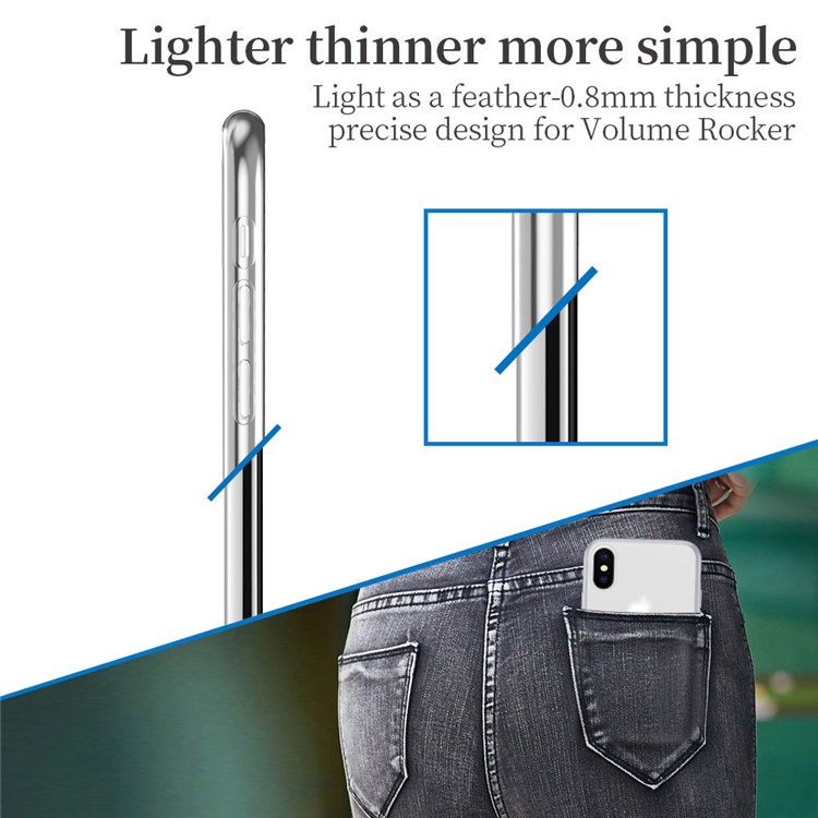 X-LEVEL Matte Texture TPU + Plastic Hybrid Phone Cover Case for iPhone XS Max - Silver-7