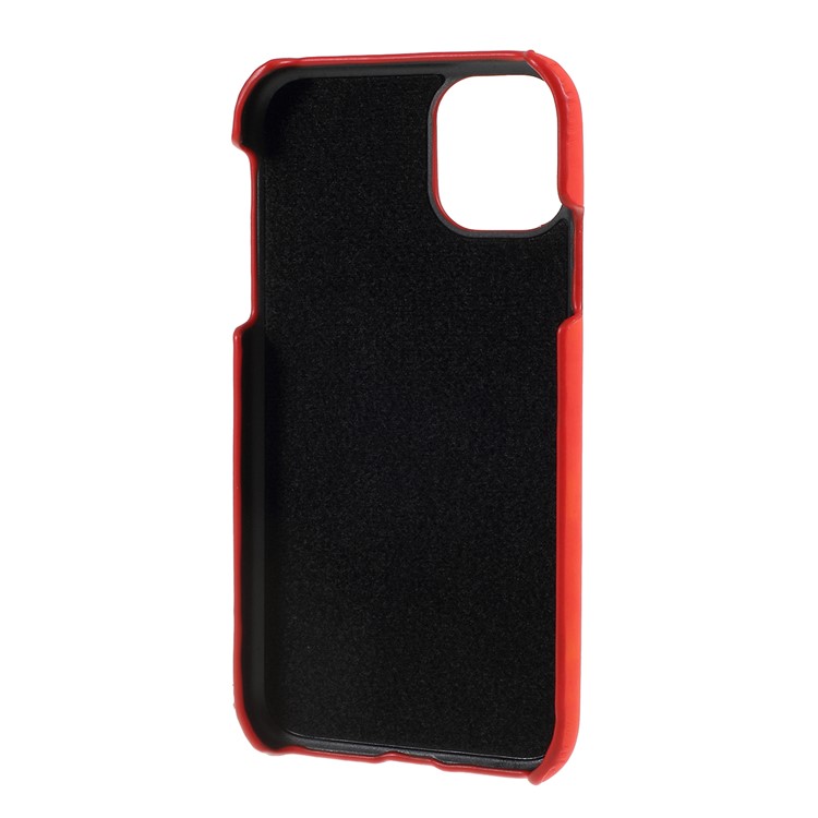 Thermal Induction Fluorescent Color Changing PC Back Phone Cover for iPhone (2019) 5.8-inch - Red-3