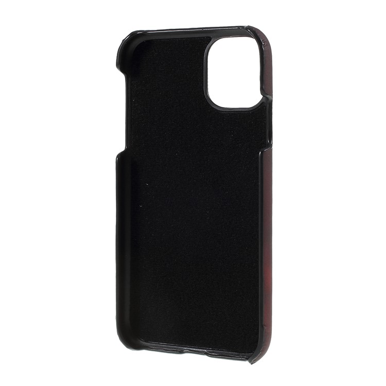Thermal Induction Fluorescent Color Changing PC Back Phone Cover for iPhone (2019) 5.8-inch - Coffee-3