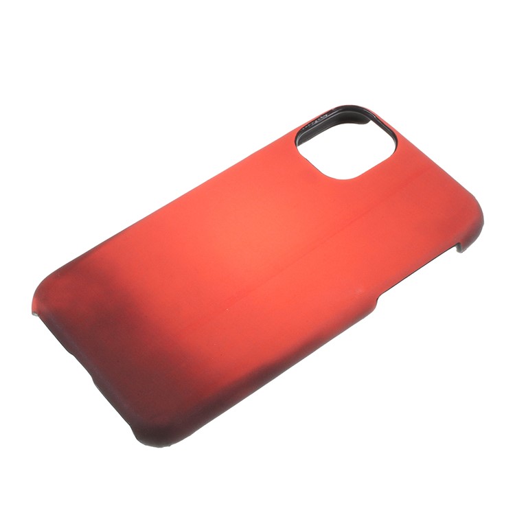 Thermal Induction Fluorescent Color Changing PC Back Phone Cover for iPhone (2019) 5.8-inch - Coffee-4