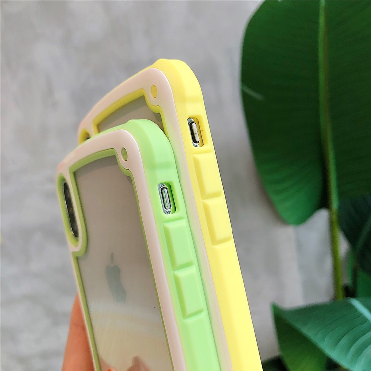 Candy Color Anti-drop TPU+PC Cell Phone Cover Shell for iPhone XS Max 6.5 inch - Green-4