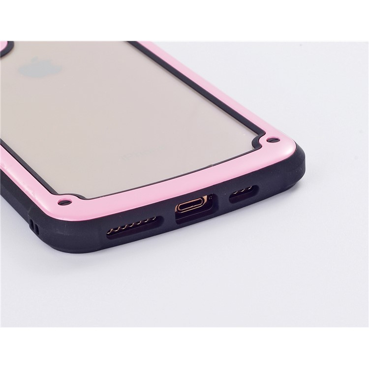 Candy Color Anti-fall TPU+PC Shell Casing for iPhone (2019) 6.1-inch - Rose-3