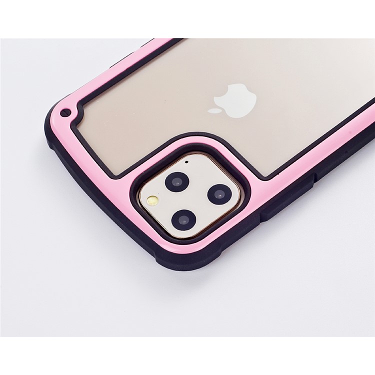 Candy Color Anti-fall TPU+PC Casing for iPhone (2019) 6.5-inch - Rose-4