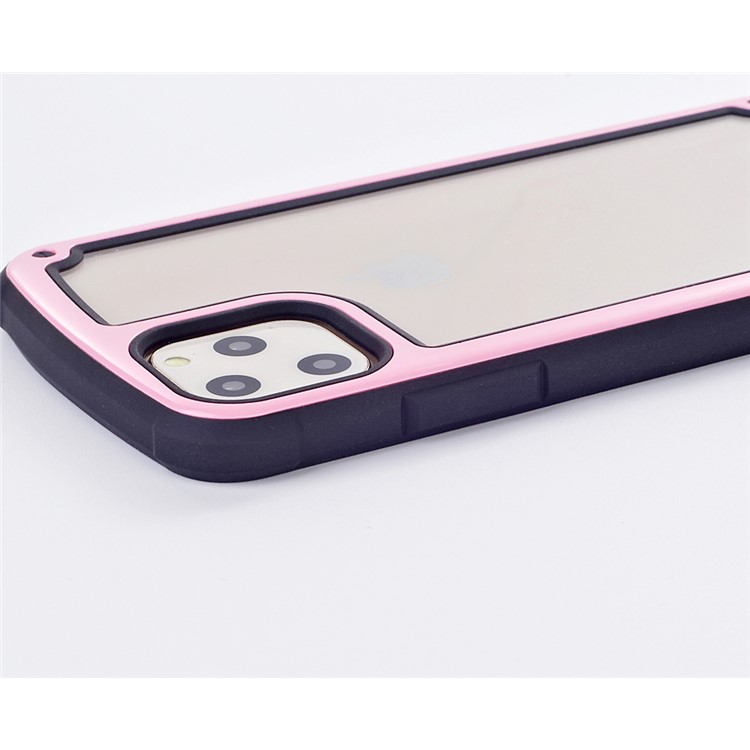 Candy Color Anti-fall TPU+PC Casing for iPhone (2019) 6.5-inch - Rose-5