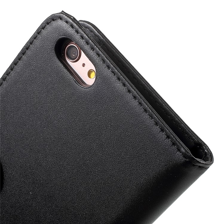 Tampa Da Caixa Do Telefone Da Proteção Da Carteira Do Couro Do Plutônio Para O Iphone 6 Mais 5,5 Polegadas / 6s Mais 5,5 Polegadas - Preto-12