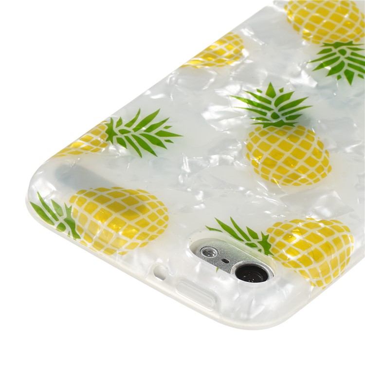 IMD TPU Shell Texture Phone Case for iPod Touch 5 / 6 / (2019) - Pineapple-7