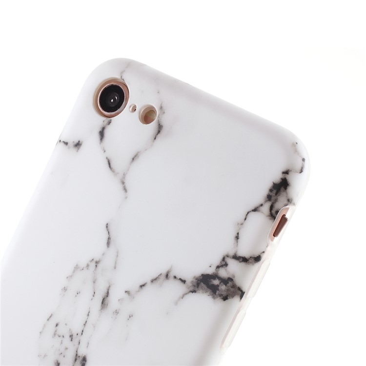 Marble Pattern IMD TPU Phone Case for iPhone 7/8 4.7 inch - White-4