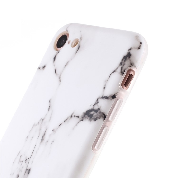 Marble Pattern IMD TPU Phone Case for iPhone 7/8 4.7 inch - White-5