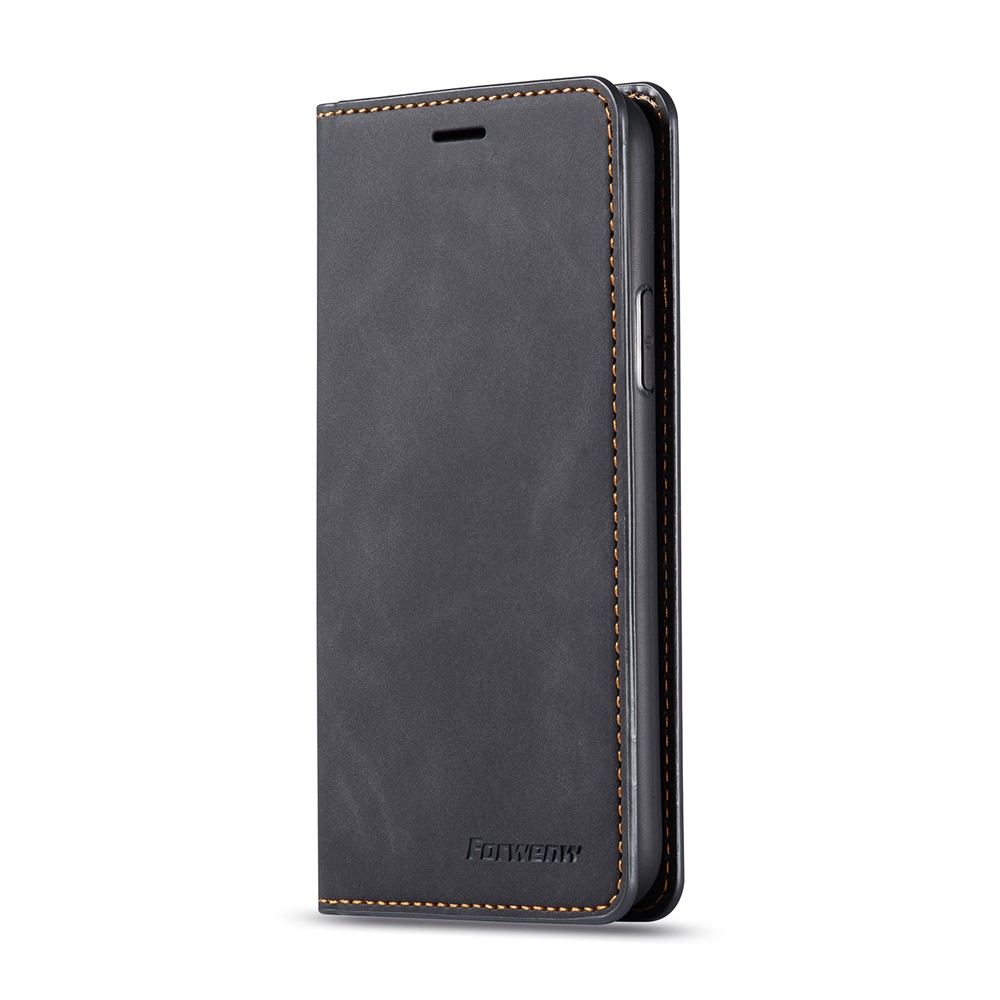 FORWENW Leather Wallet Case for iApple iPhone (2019) 6.5-inch - Black-2