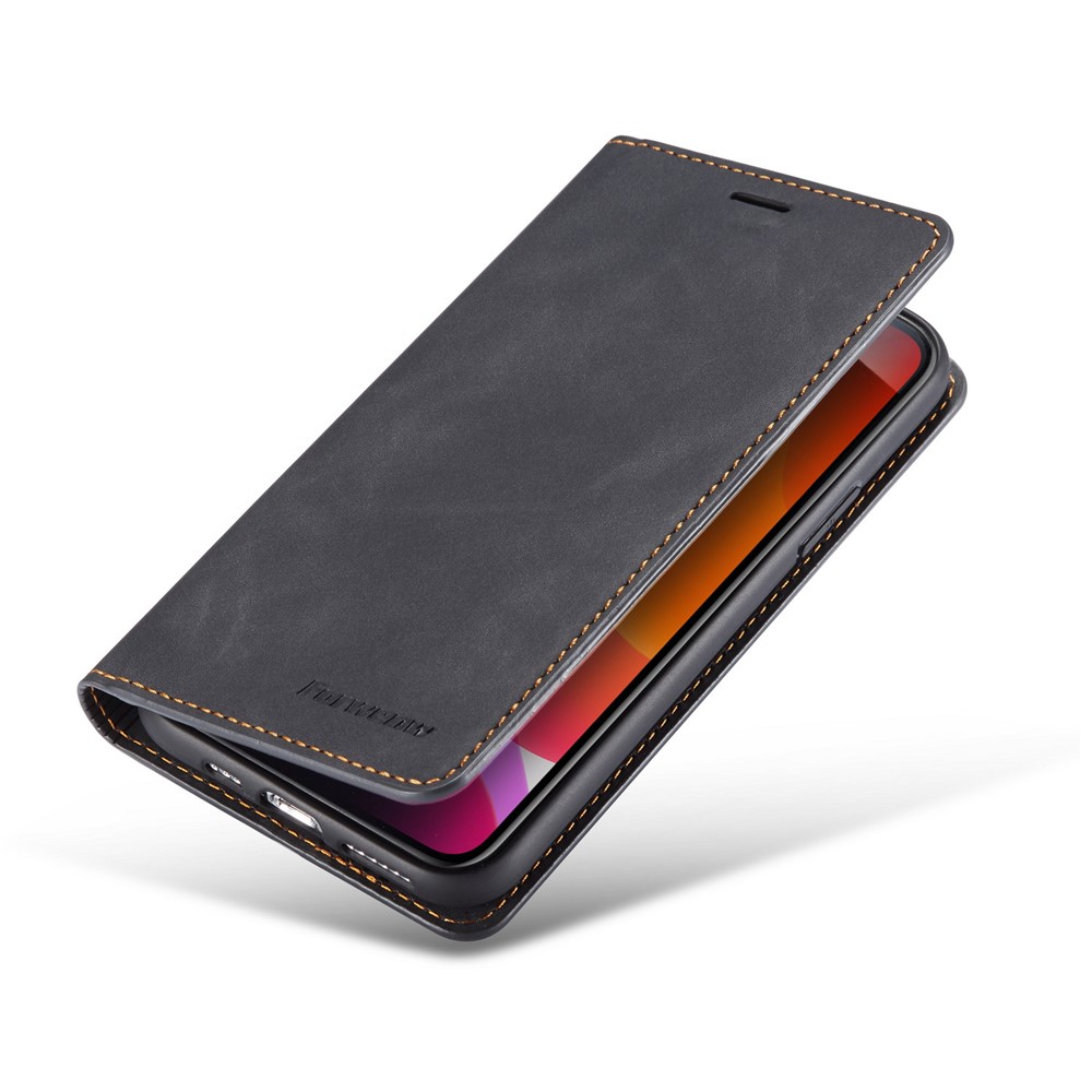 FORWENW Leather Wallet Case for iApple iPhone (2019) 6.5-inch - Black-6