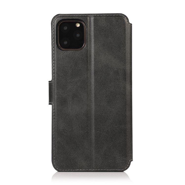 Extreme Series Folio PU Leather Wallet Phone Shell for iPhone (2019) 6.5-inch - Black-9