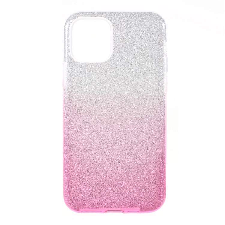 For iPhone (2019) 5.8-inch Gradient Color TPU + PC Cell Cover - Pink-2