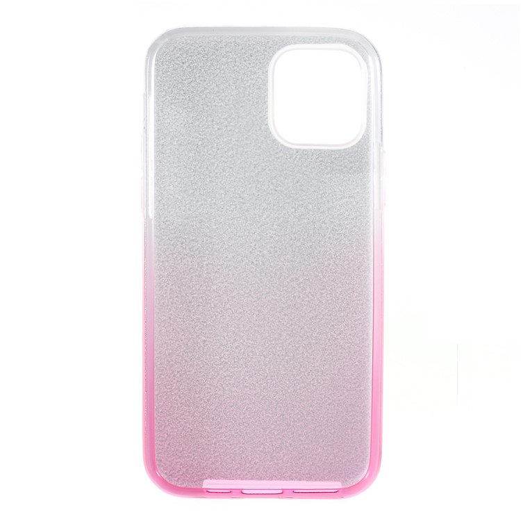 For iPhone (2019) 5.8-inch Gradient Color TPU + PC Cell Cover - Pink-3