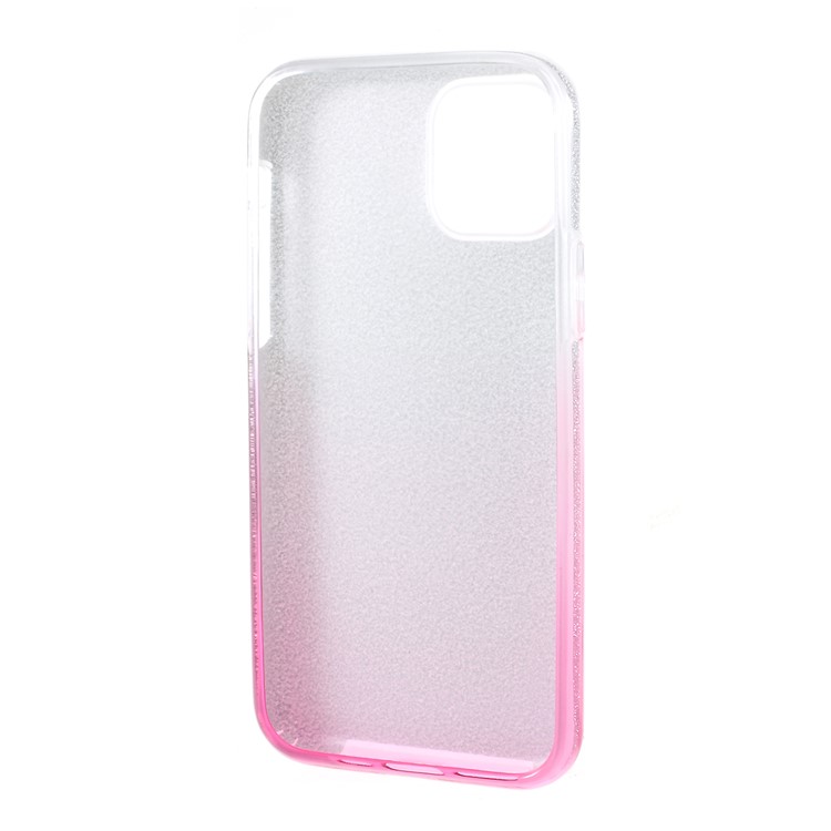 For iPhone (2019) 5.8-inch Gradient Color TPU + PC Cell Cover - Pink-5