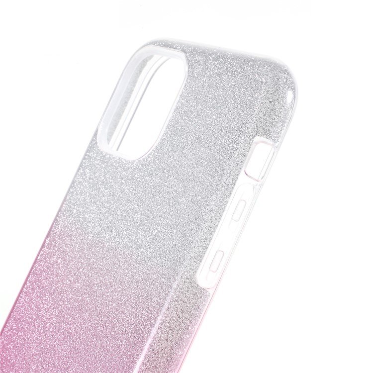 For iPhone (2019) 5.8-inch Gradient Color TPU + PC Cell Cover - Pink-7