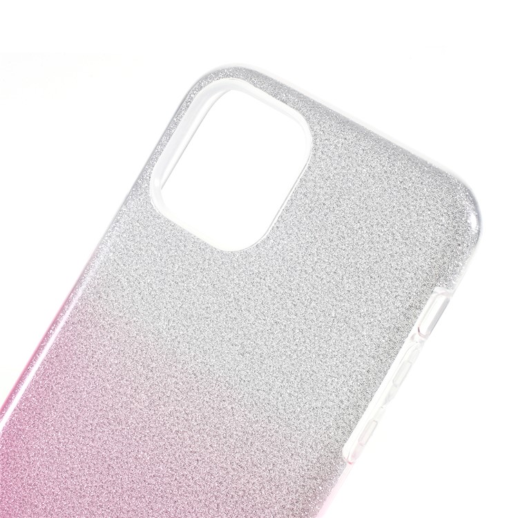 For iPhone (2019) 6.1-inch Gradient Color TPU + PC Phone Shell Case - Pink-6