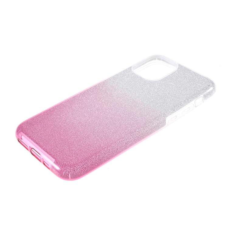 For iPhone (2019) 6.1-inch Gradient Color TPU + PC Phone Shell Case - Pink-9