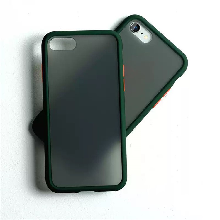 Caja Combinada De La PC + TPU Gota Resistente BENKS Para El Iphone 8/7 - Verde Oscuro-1