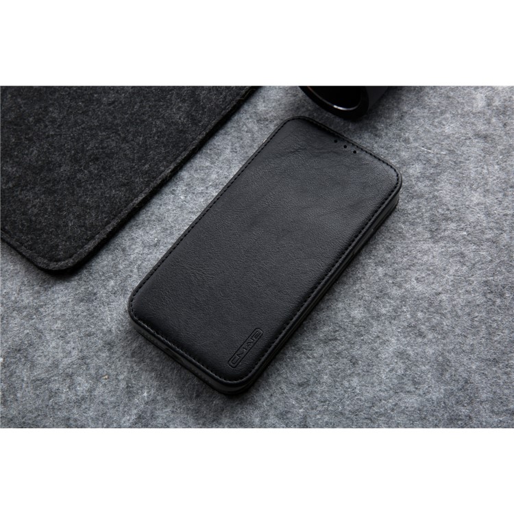 CMAI2 Auto-absorbed PU Leather Wallet Phone Shell for iPhone (2019) 6.1-inch - Black-15