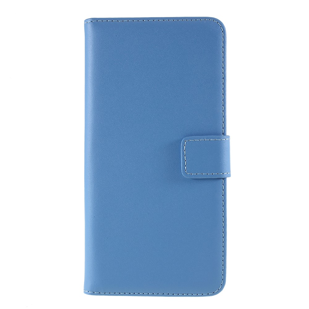 Múltiples Colores De Cuero Genuino Soporte De Tela De Tela De Tela De Tela De Telefonía Celular Accesorios Para IPhone 7 Plus / 8 Más - Azul