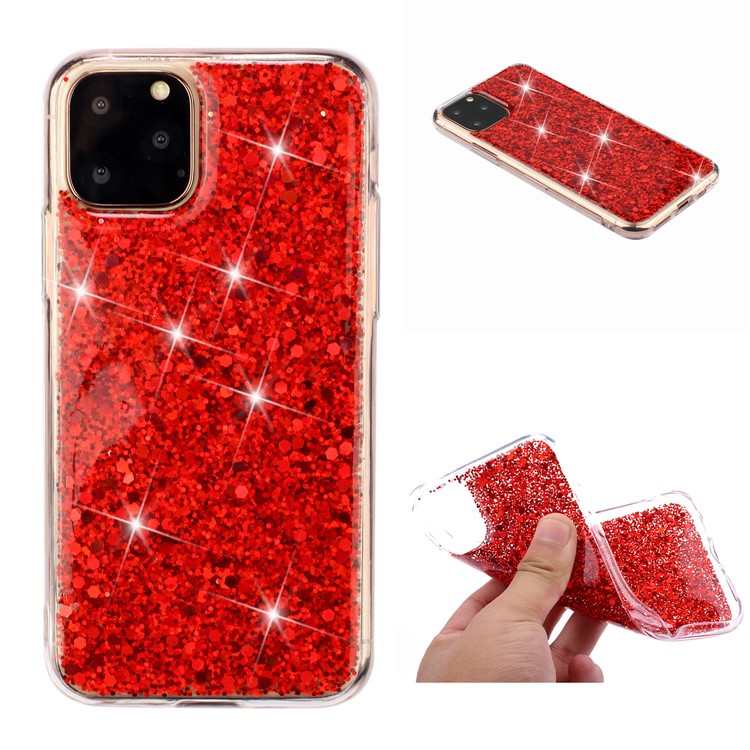 

Блестящие Блестящие Акриловые Чехлы Для Телефона С ТПУ Для Iphone (2019) 5,8-дюймовый - Красный, iPhone 11 Pro 5.8 inch