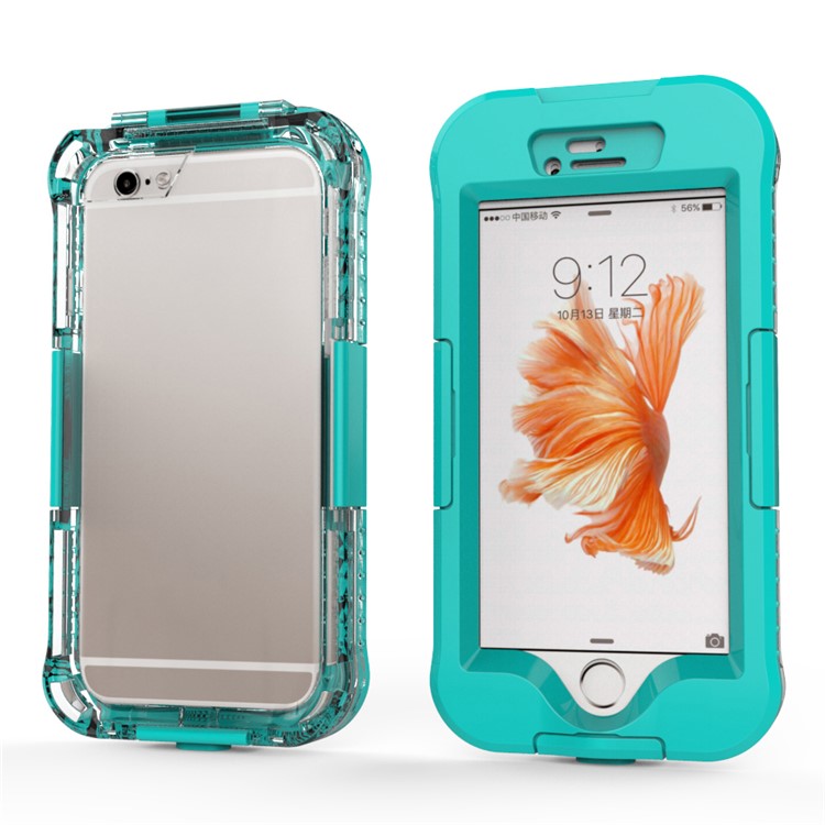 10M Wasserdichte Schutzhülle Schmutz / Staub / Schnee Beweis Für IPhone 6s Plus / 6 Plus - Cyan-2