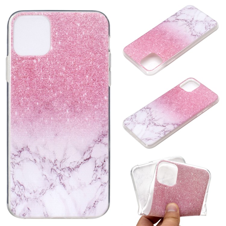 Pattern Printing TPU Phone Case for Apple iPhone 11 Pro Max 6.5 inch (2019) - Marble Texture-1