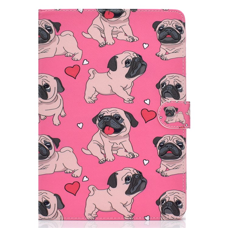 Para Ipad Mini (2019) 7.9 Pulgadas / 4/3/2 / Ipad Mini Impresión Universal Funda De Billetera De Cuero PU Funda - Perros-2