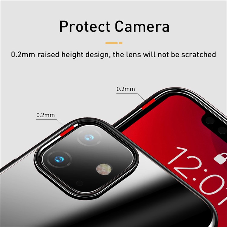 BASEUS Shining Series Plated TPU Case for iPhone (2019) 6.1-inch - Black-5