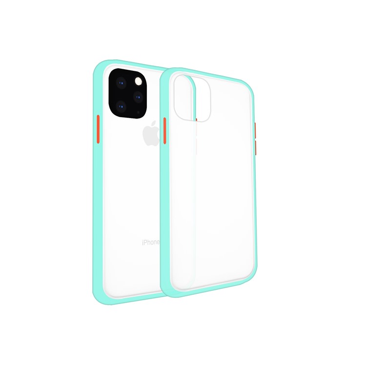 NXE Muze Series Soft TPU Phone Cover for Apple iPhone (2019) 5.8-inch - White/Baby Blue-4