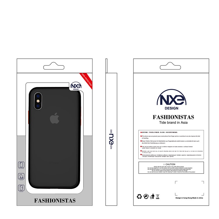 NXE Muze Series Soft TPU Protection Phone Casing for Apple iPhone XS Max 6.5 inch - Black-6