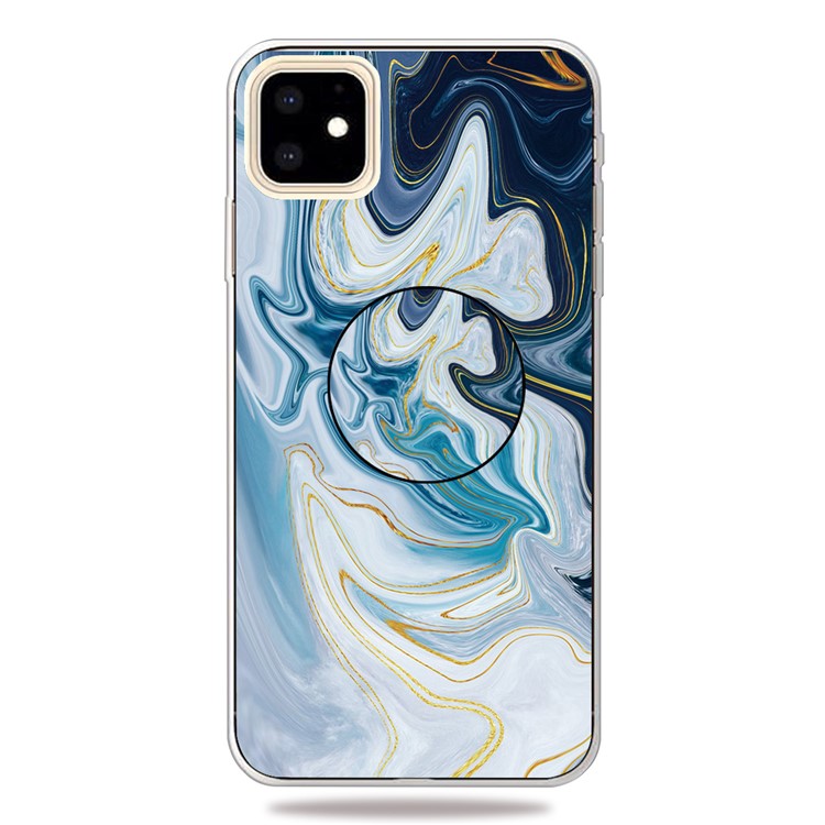 Marble Pattern IMD TPU Phone Case for Apple iPhone (2019) 6.1-inch - Style A-1