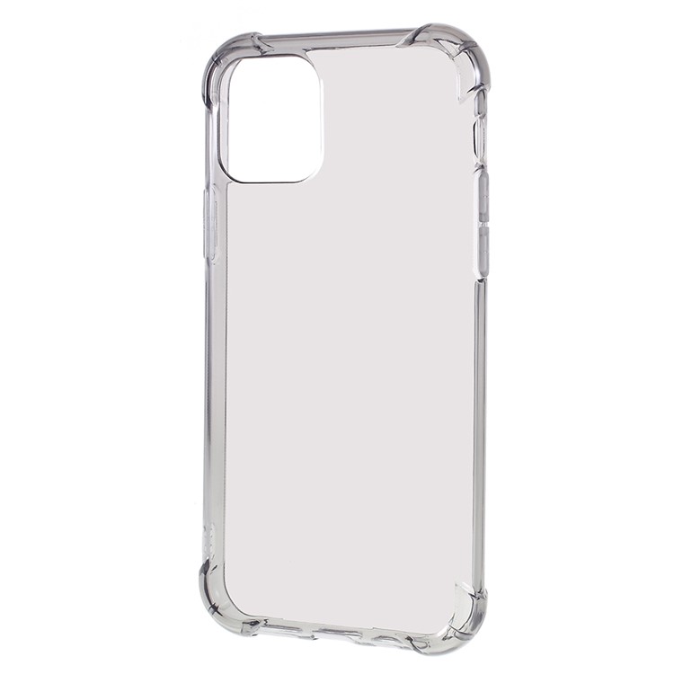 Shockproof Crystal Clear TPU Cover Back Phone Case for iPhone 11 6.1-inch - Grey-2