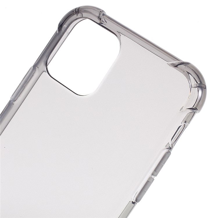 Shockproof Crystal Clear TPU Cover Back Phone Case for iPhone 11 6.1-inch - Grey-4