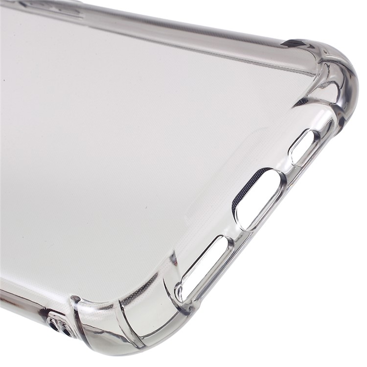 Shockproof Crystal Clear TPU Cover Back Phone Case for iPhone 11 6.1-inch - Grey-7