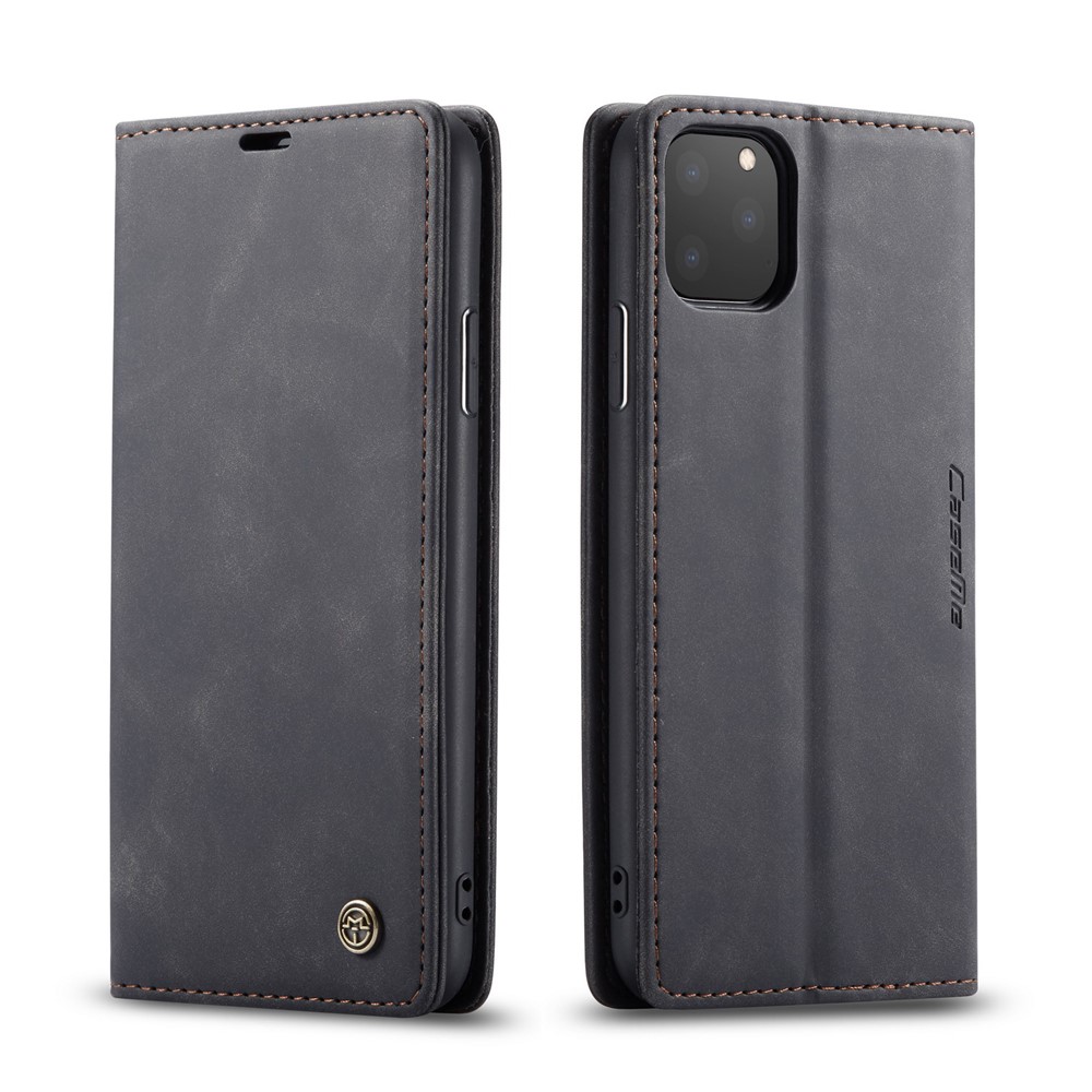 CASEME 013 Серия Кожаный Чехол-кошелек Для Iphone (2019) 5,8 Дюйма - Черный-2