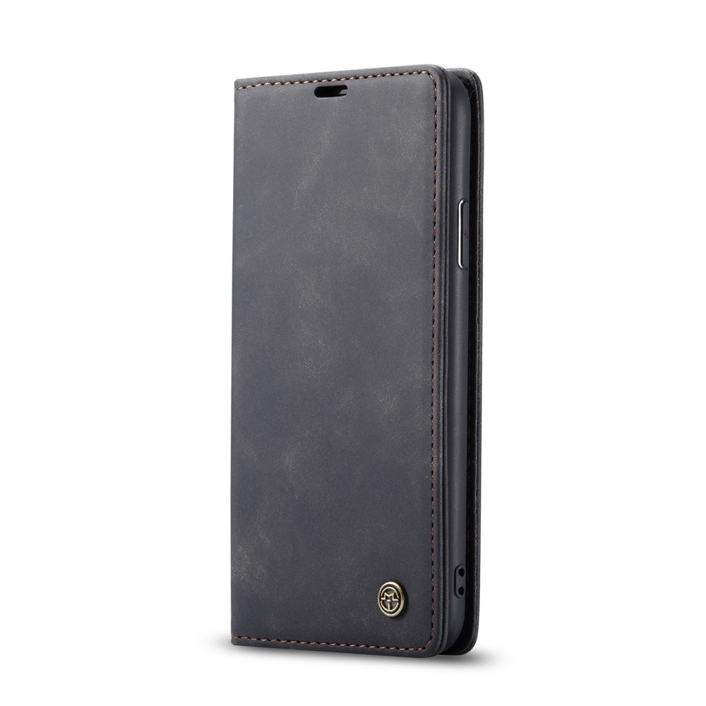 CASEME 013 Series Auto-absorbed Leather Wallet Case for iPhone (2019) 5.8-inch - Black-3